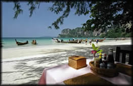 Our resteraunt is on Railay Beach