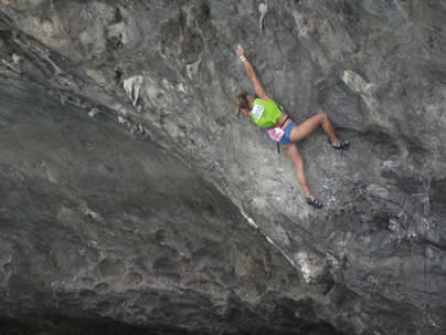 Deep water soloing 2010 thailand