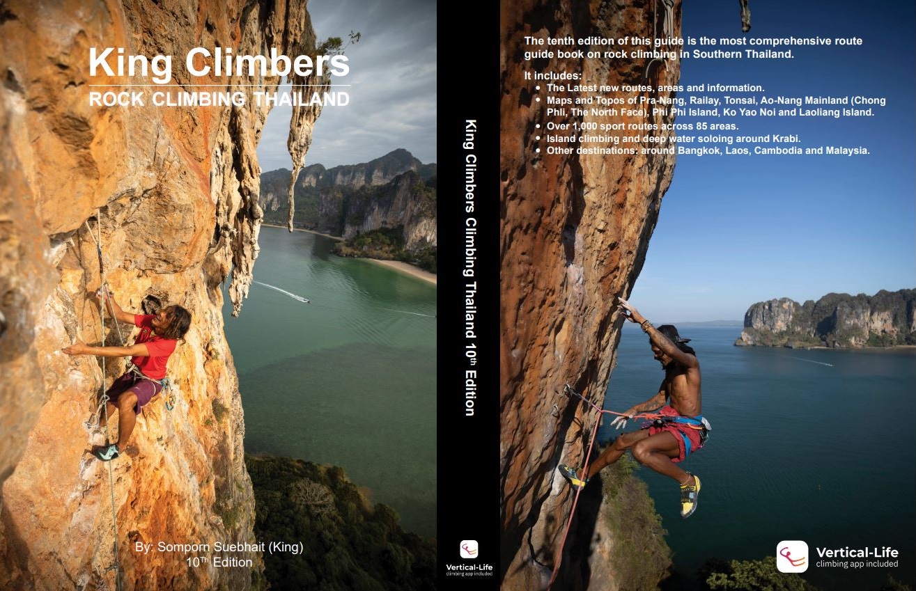 Rock Climbing Thailand guide book front cover