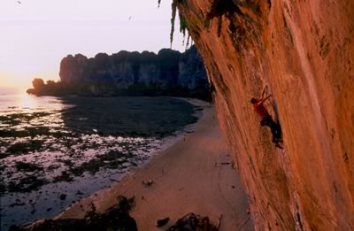 Climbing Tonsai Beach- Asian Shadow play