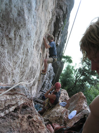 7a+ the watch tower, climbing Koh Yao Noi, Thailand