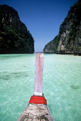 Boat to Phi Phi Thailand