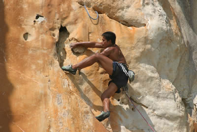 Rock Climbing Laoliang southern Thailand