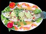 thai cooking steamed lime fish