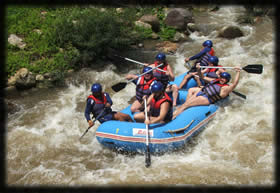 White water Rafting AoNang thailand