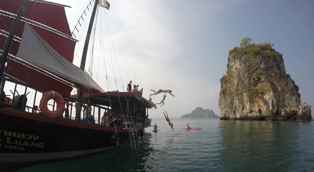 Railay sunset sail cruise